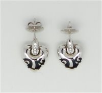 Earrings Fidia Firenze Woman in White Gold Diamante 0.1 Ct ORB027LB - ORB027LB